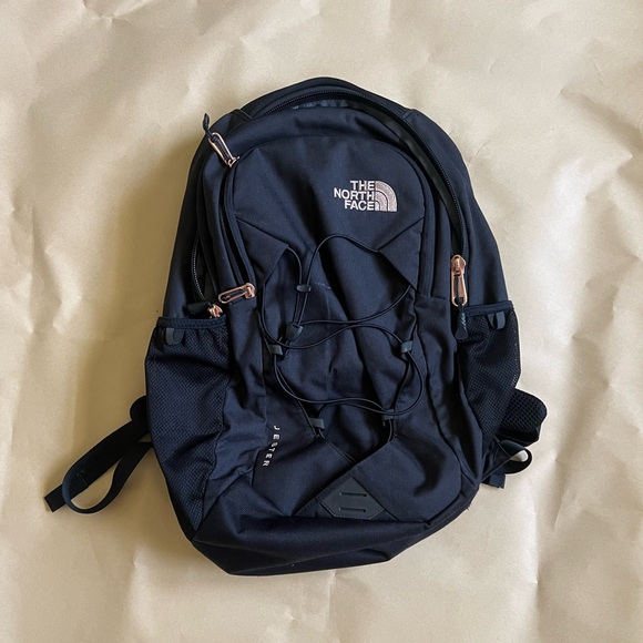 The North Face Jester Rose Gold and Black Backpack - Picture 1 of 8